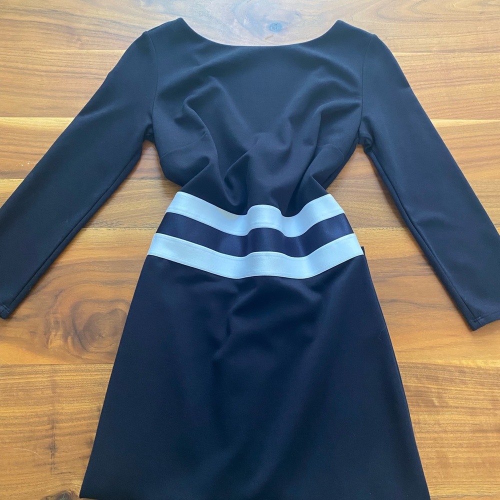 Navy blue Bailey 44 zip back dress